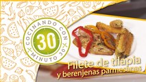 La cocina de July: Filete de tilapia y berenjenas parmesanas.