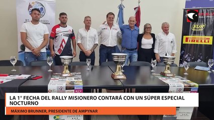 La 1° Fecha del Rally Misionero contará con un súper especial nocturno