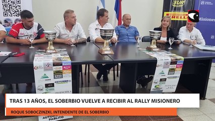 Se realizó el lanzamiento de la 1° Fecha del Rally Misionero que se disputará en El Soberbio