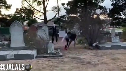 Jalals Slender Man Prank  Part 1 😨😨😨