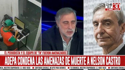 ADEPA condena las amenazas de muerte a Nelson Castro