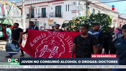 Dan el último adiós a normalista asesinado en Guerrero