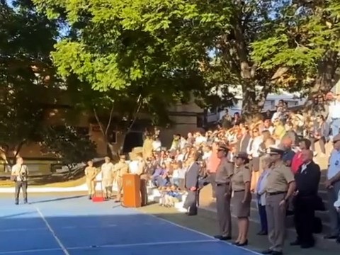 Ceremonia de Inicio de clases en Liceo Militar General Artigas - Montevideo, Uruguay (04/03/2024)