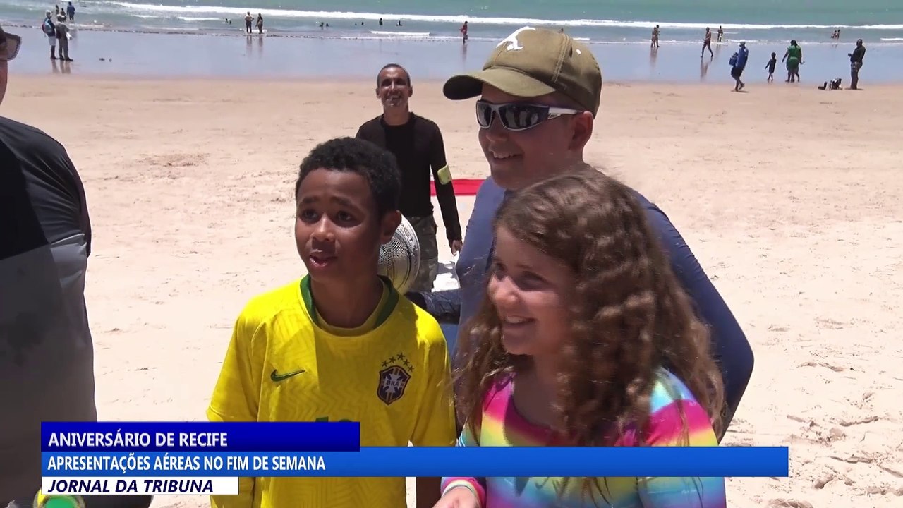 Apresentações aéreas no fim de semana