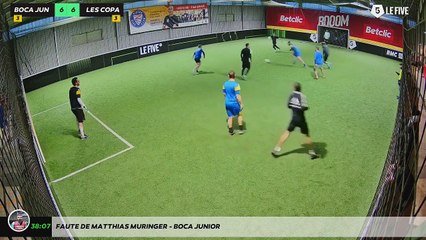Faute de Matthias Muringer - BOCA JUNIOR