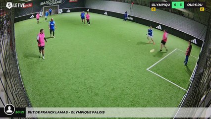 But de Franck Lamas - OLYMPIQUE PALOIS