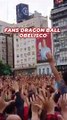 30.000 fans de Dragon Ball se reúnen en el Obelisco