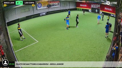 Faute de matthieu cabarrou - BOCA JUNIOR