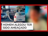 Motorista de aplicativo é flagrado agredindo e expulsando passageira de carro na Bahia