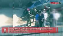 İsrail güçlerinden Filistinlilere insanlık dışı muamele: 6 Filistinliyi iple birbirine bağladılar