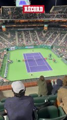 AFICIONADO DEL AMÉRICA INTERRUMPE PARTIDO EN INDIAN WELLS: “ARRIBA EL AMÉRICA HIJOS DE…”