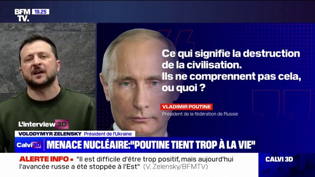 Pour Volodymyr Zelensky, Emmanuel Macron comprend parfaitement que la défense de l'Ukraine, c'est la défense de l'Europe et de la France