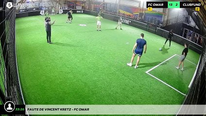 Faute de Vincent KRETZ - FC OMAR