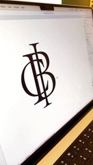 BCI letters logo create in adobe illustrator