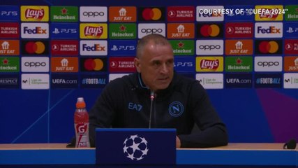 Calzona: "Se hai paura non ti devi nemmeno presentare"