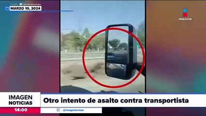 Captan intento de asalto contra un trailero en la México-Querétaro