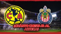 ¿Cuánto cuestan los boletos para  el América vs Chivas de CONCACHAMPIONS?