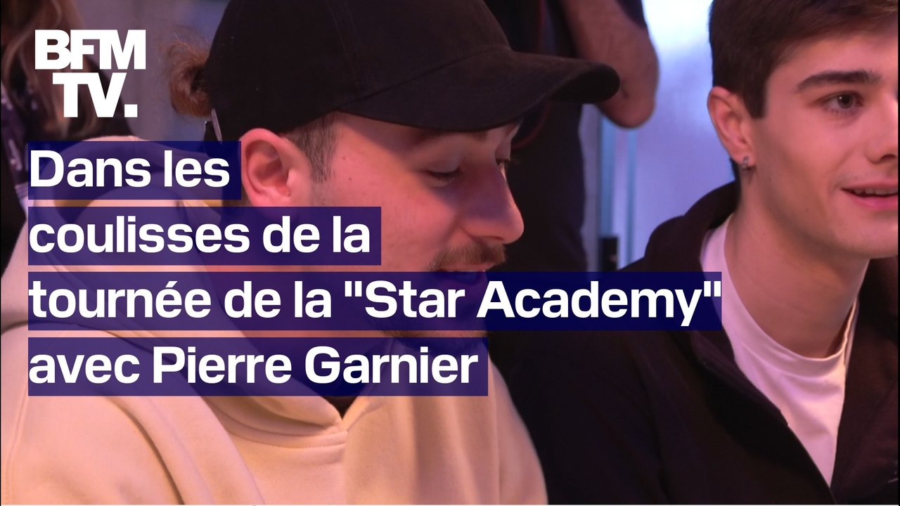 Dans les coulisses de la tournée de la  "Star Academy" avec Pierre Garnier