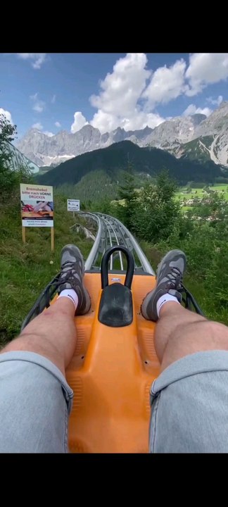 Descente incroyable en Autriche