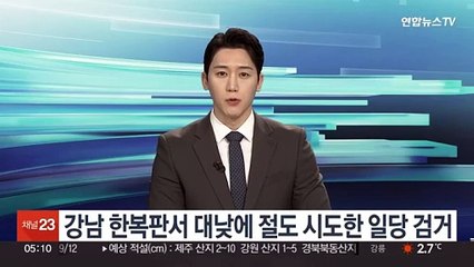 강남 한복판서 대낮에 절도 시도한 일당 3명 검거