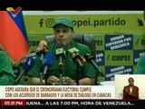 Partido COPEI reconoce el cronograma electoral 2024 anunciado por el CNE