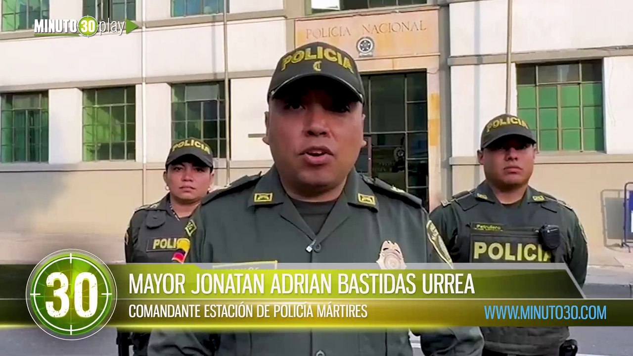 Un hombre fue capturado por venta de estupefacientes en la localidad de Mártires en Bogotá