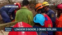 2 Korban Tertimbun Material Longsor di Kawasan Puncak Bogor Selamat!