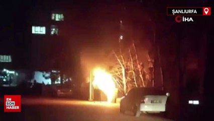 Siverek’te elektrik panosu bomba gibi patladı