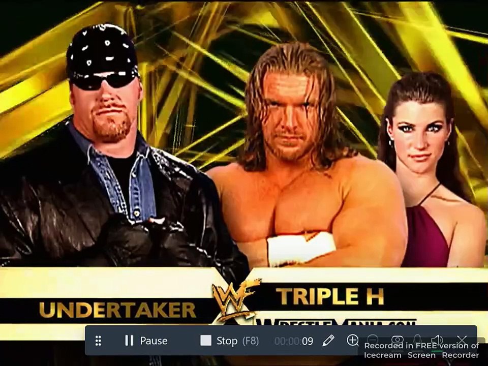 Wrestlemania X7 HHH VS UNDERTAKER PROMO