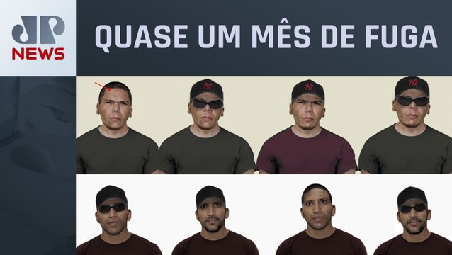 Simulação da PF mostra possíveis disfarces de fugitivos do presídio de Mossoró