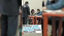 INE detecta y suspende a más de 80 supervisores y capacitadores electorales afiliados a partidos
