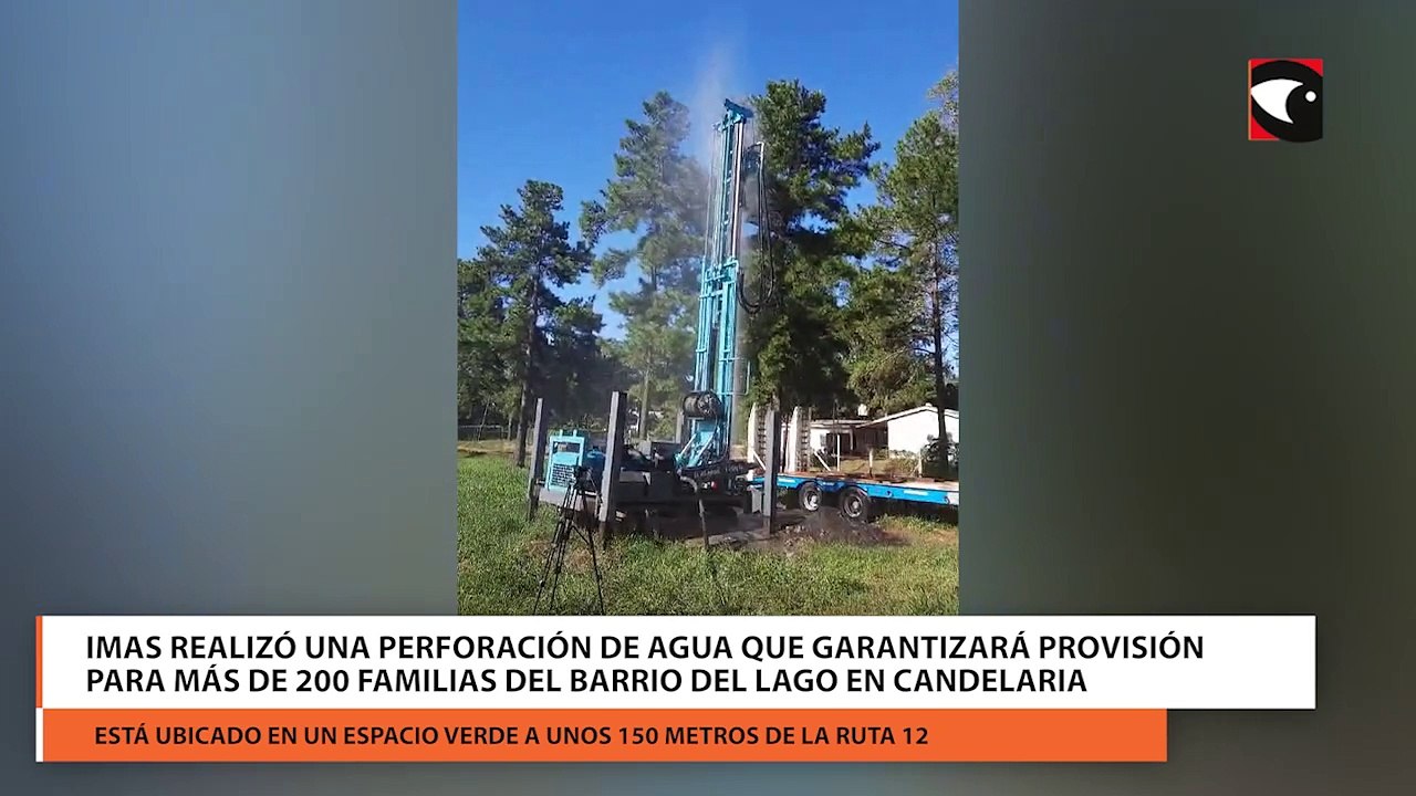 IMAS realizó una perforación de agua que garant...
