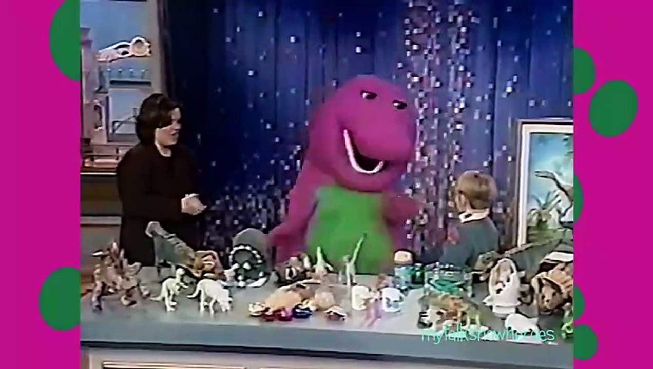 barney_makes_an_appearance_of_the_rosie'o_donell_show_(1998) (720p)