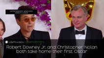 Robert Downey Jr. and Christopher Nolan Receive First Oscars, Oppenheimer Wins Big, Vanessa Hudgens Reveals Pregnancy on the Red Carpet