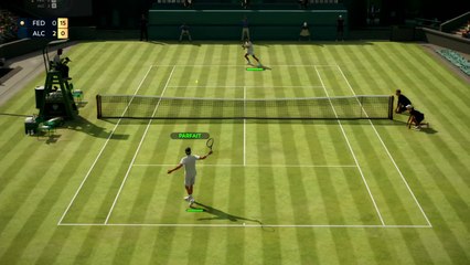 Top Spin 2k25 - Federer contre Alcaraz à Wimbledon !