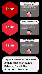 True or False? Thyroid Myths