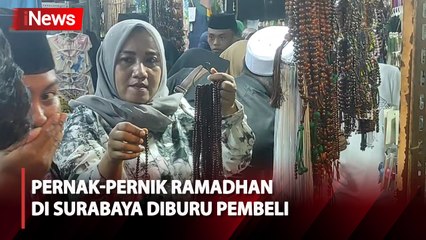 Pernak-pernik Ramadhan di Surabaya Diburu Pembeli, Tasbih Kokka Paling Laris
