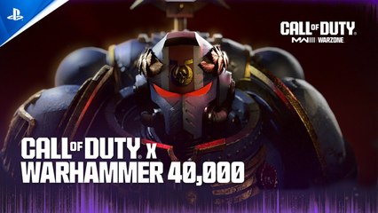 Call of Duty: Modern Warfare III & Warzone - Warhammer 40,000 Operator Trailer | PS5 & PS4 Games