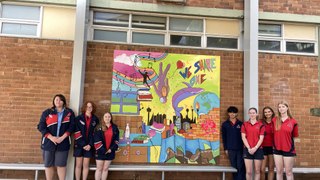 Moss Vale High School unveils mural