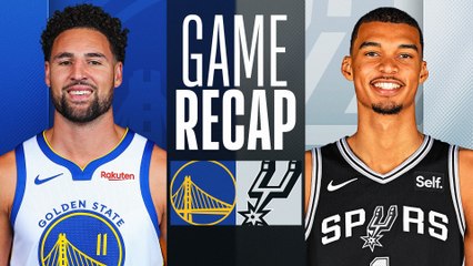 Game Recap: Warriors 112, Spurs 102