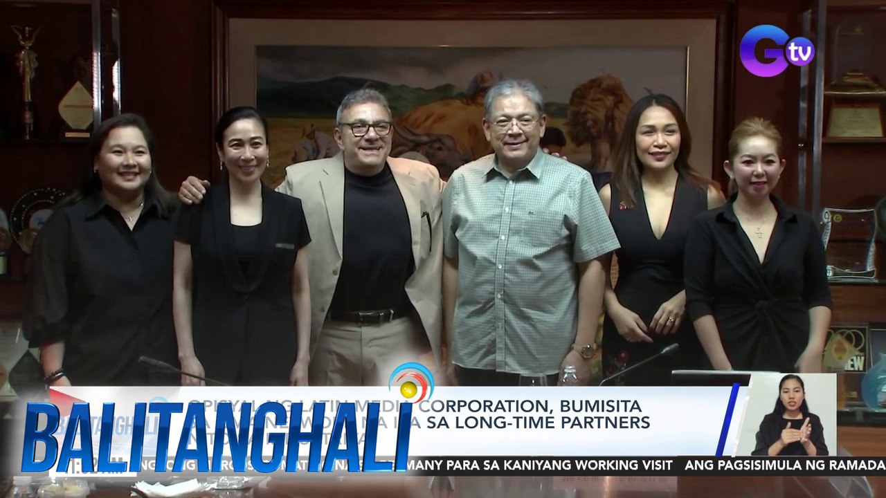 Opisyal ng Latin Media Corporation, bumisita sa GMA Network na isa sa long-time partners nito sa industriya | BT