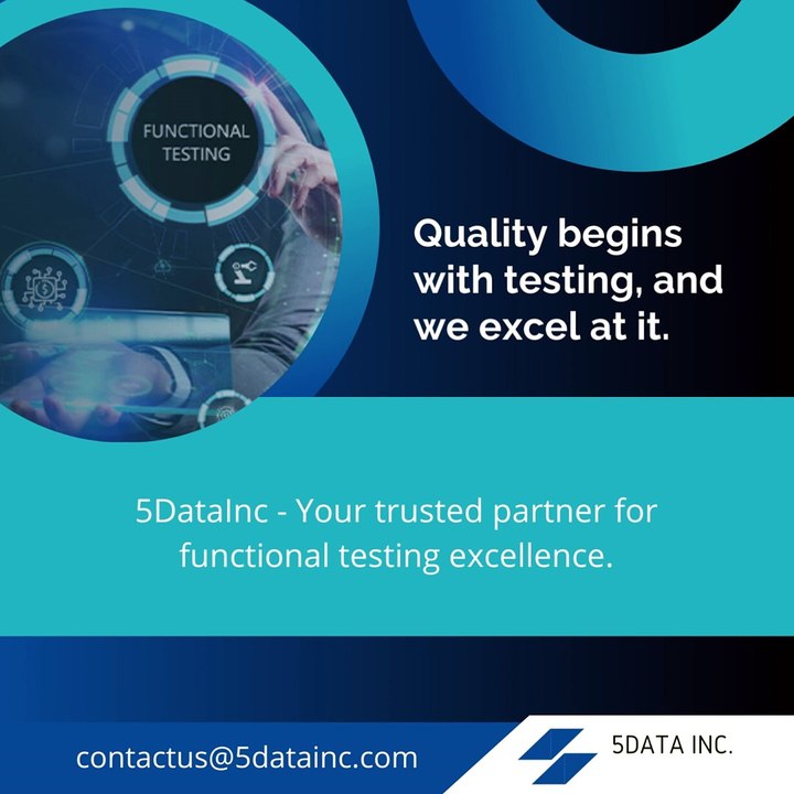 Functional Testing Services | App Development Services 5Data Inc.
