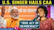 U.S. Singer Mary Millben Hails Prime Minister Narendra Modi on Citizenship Amendment Act | Oneindia