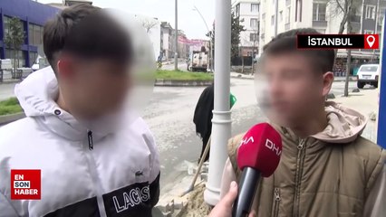Büyükçekmece'de elektrik kaçağını test etmek için köpeği kullandı