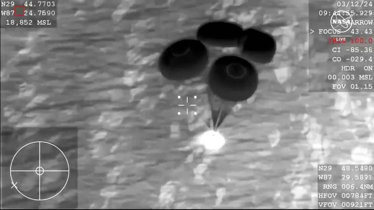 NASA’s SpaceX Crew-7 Re-entry and Splashdown