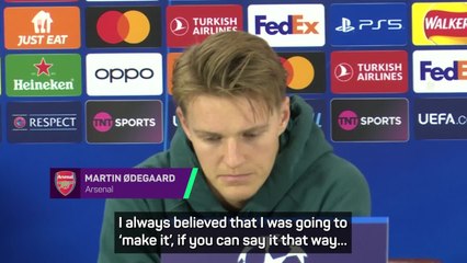 Odegaard says Real Madrid rejection made him stronger