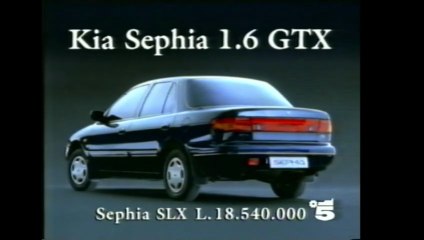 Pubblicità/Bumper anno 1994 Canale 5 - Kia Sephia