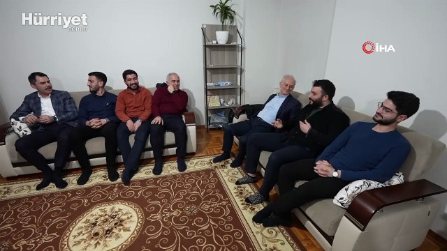 Murat Kurum, üniversiteli Feritcan'a verdiği sözü tuttu; öğrenci evinde sahur yaptı