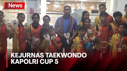 Tiba di Kupang, Atlet NTT Raih 27 Medali di Kejurnas Taekwondo Kapolri Cup 5