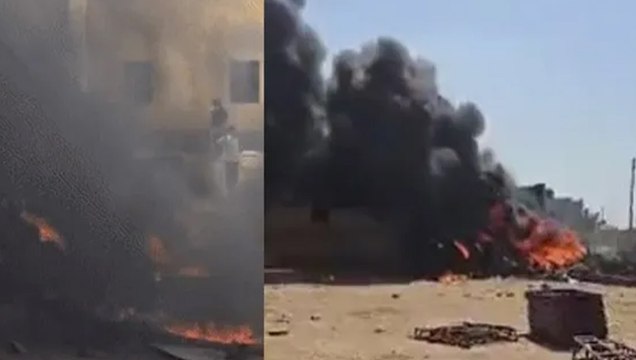 IAF Tejas Crash Jaisalmer:राजस्‍थान के जैसलमेर में फाइटर जेट तेजस क्रैश, छात्रावास में जा घुसा विमान